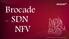 Brocade SDN 2015 NFV