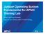 Juniper Operating System Fundamental for APNIC Training Lab. APNIC Technical Workshop June 18, 2015, APNIC Office In-house training.