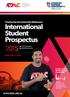 International Student Prospectus 2015