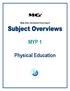 Matija Gubec International School Zagreb MYP 1. Physical Education