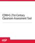 CDW G 21st-Century Classroom Assessment Tool