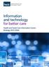 Information and technology for better care. Health and Social Care Information Centre Strategy 2015 2020