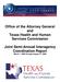Office of the Attorney General and Texas Health and Human Services Commission