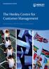 The Henley Centre for Customer Management