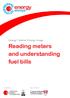 Energy Tutorial: Energy Usage. Reading meters and understanding fuel bills