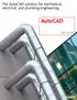 The Shorten AutoCAD the road solution for mechanical, electrical, to done. and plumbing engineering. AutoCAD AutoCAD.