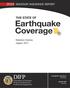 Earthquake Coverage DIFP THE STATE OF MISSOURI INSURANCE REPORT. Statistics Section August 2015