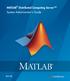 MATLAB Distributed Computing Server System Administrator's Guide