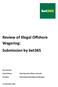Review of Illegal Offshore Wagering: Submission by bet365