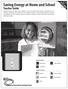 Saving Energy at Home and School