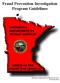 Fraud Prevention Investigation Program Guidelines