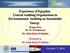 Experience of Egyptian Central Auditing Organization in Environmental Auditing on Sustainable Energy