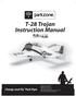 T-28 Trojan Instruction Manual Charge-and-Fly Park Flyer