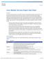 Cisco Mobility Services Engine Data Sheet