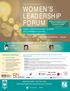 WOMEN S LEADERSHIP FORUM