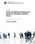 Small and Mid-Sized Enterprise Business Intelligence Market Study