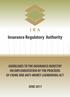 Insurance Regulatory Authority GUIDELINES TO THE INSURANCE INDUSTRY ON IMPLEMENTATION OF THE PROCEEDS OF CRIME AND ANTI-MONEY LAUNDERING ACT