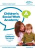 Children s Social Work Academy