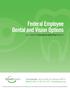 Federal Employee Dental and Vision Options