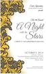 A Night. Stars. with the. The 9th Annual