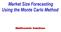 Market Size Forecasting Using the Monte Carlo Method. Multivariate Solutions