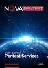PENTEST. Pentest Services. VoIP & Web. www.novacybersecurity.com