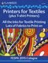 Printers for Textiles