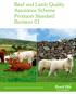 Beef and Lamb Quality Assurance Scheme Producer Standard Revision 01