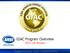 GIAC Program Overview 2015 Q4 Version