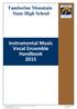Instrumental Music Vocal Ensemble Handbook 2015