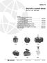 Shut-off & Lockout Valves 1/4 to 1-1/2 port size