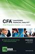CFA. Exam Preparation Courses June 2012 CFA Exam. Prepare with a provider that has a track record of success. Coming soon! www. nyssa.