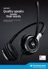 CENTURY Quality speaks. louder. than words. Sennheiser SC 630/660, SC 630/660 USB CTRL and SC 630/660 USB ML