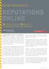 RISKY BUSINESS 15 REALITIES & 15 RULES FOR MANAGING REPUTATION ONLINE