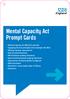 Mental Capacity Act Prompt Cards