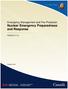Emergency Management and Fire Protection Nuclear Emergency Preparedness and Response REGDOC-2.10.1