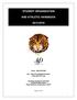 STUDENT ORGANIZATION AND ATHLETIC HANDBOOK 2015-2016