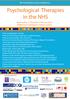 Psychological Therapies in the NHS