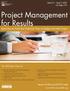 Project Management for Results