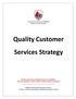 Quality Customer Services Strategy