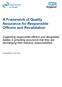A Framework of Quality Assurance for Responsible Officers and Revalidation