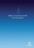 Older O2 business tariffs for one person