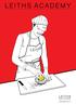leiths.com/leithsacademy Photos Peter Cassidy
