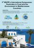 9 th MGPR s International Symposium: Pesticides in Food and the Environment in Mediterranean Countries