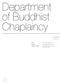 Department of Buddhist Chaplaincy