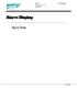 Alarm Display. Tips & Tricks DIANA SMIT. Tel: 0861-WONDER Fax: (011) 607-8478