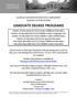 GRADUATE DEGREE PROGRAMS