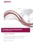 CUSTOMER FLOW MANAGEMENT A QMATIC WHITEPAPER PART I: INTRODUCING CFM