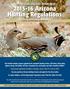 2015-16 Arizona Hunting Regulations