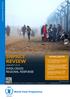 IMPACT REVIEW SYRIA CRISIS REGIONAL RESPONSE HIGHLIGHTS JANUARY 2016. Fighting Hunger Worldwide